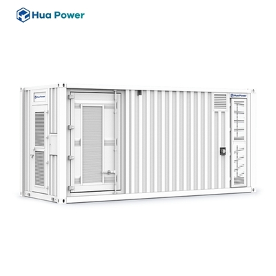 Hua Power 1C 1MW 1.1MWh Contenedor de batería de refrigeración por aire BESS Solución ESS integrada Sistema de almacenamiento de baterías de energía solar